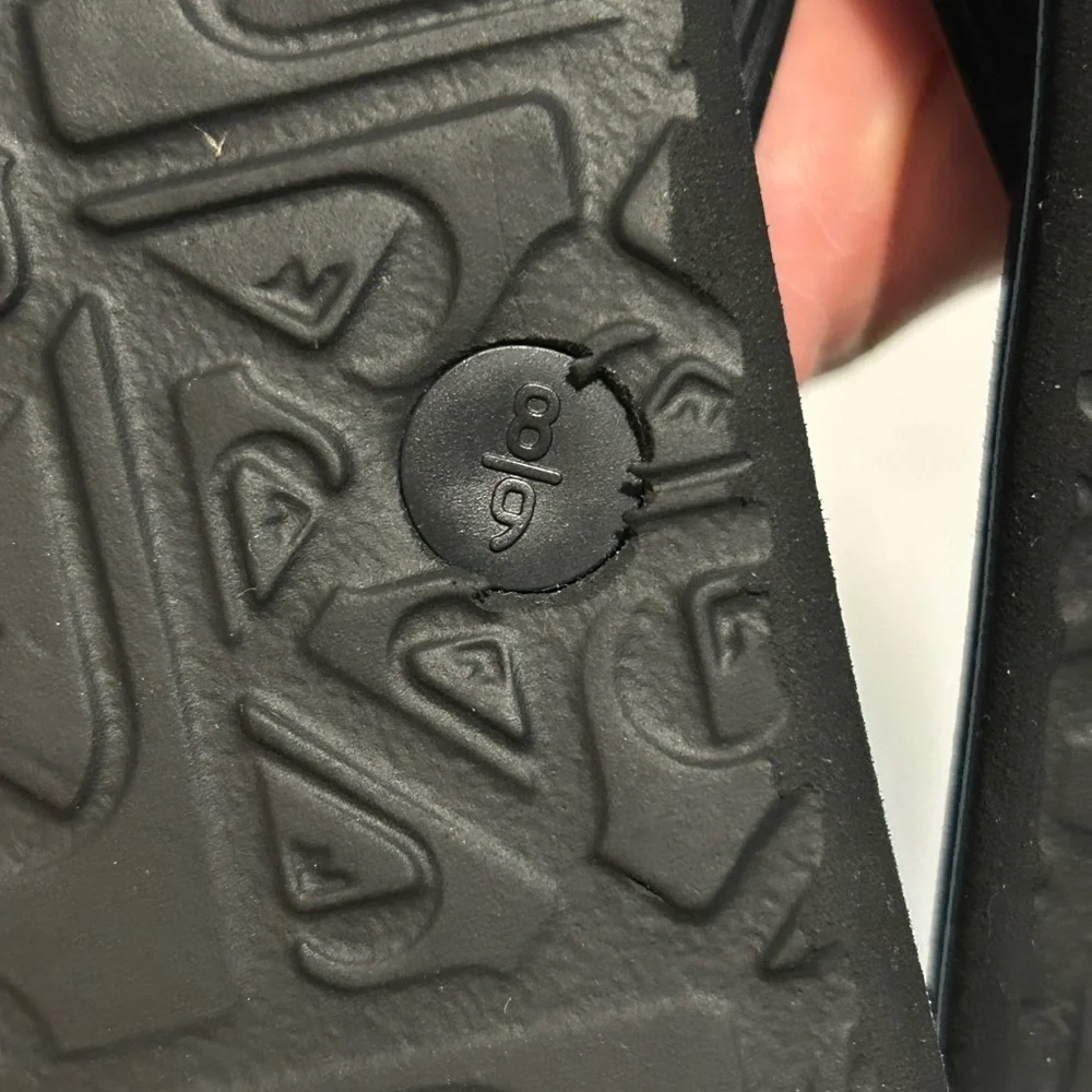 Quiksilver Tropical Black and Blue Sandals